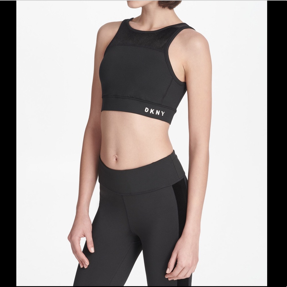 DKNY | BLACK SPORTS BRA SIZE L